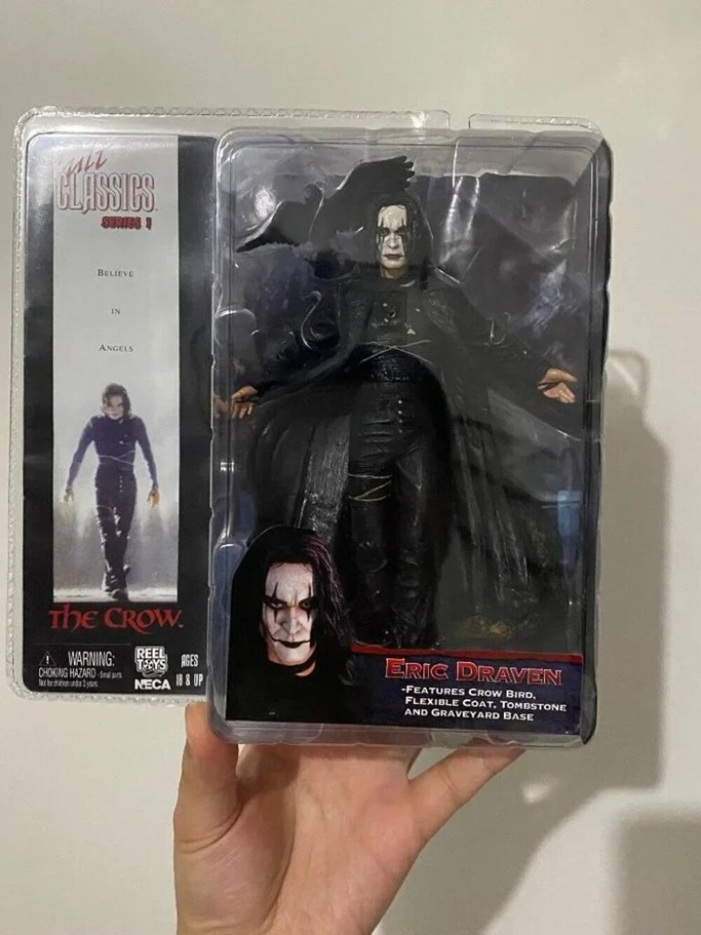 NECA Cult Classics Series 1 The Crow Eric Draven Figure New Sealed